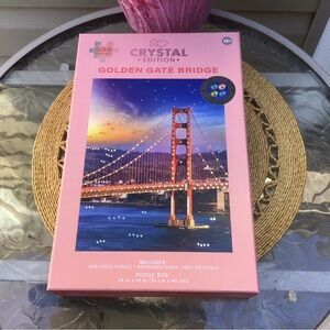 NEW Golden Gate Bridge Crystal Puzzle, 500 Pieces, Age 12+